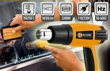 Coofix Isı Tabancası, sahip olmayı hak ettiğiniz elektrikli el aleti.